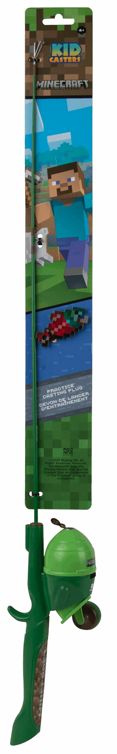 PROFISHIENCY KID CASTERS MINECRAFT YOUTH FISHING POLE