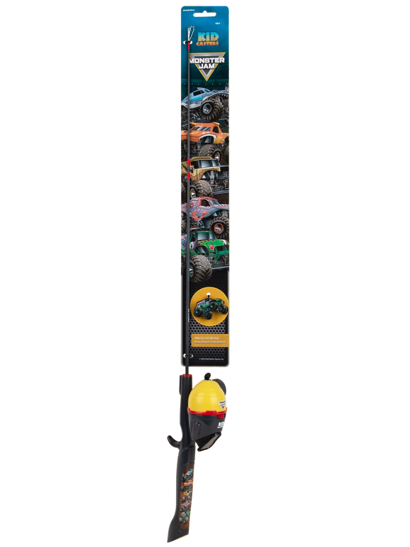 PROFISHIENCY KID CASTERS MONSTER JAM YOUTH FISHING POLE