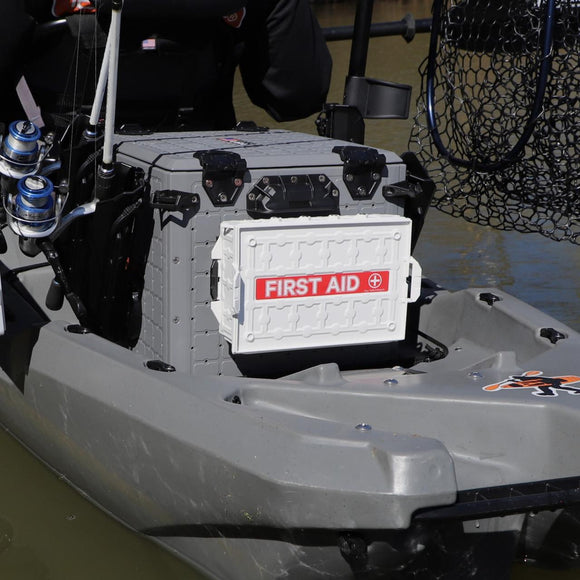 YAKATTACK REEL ESSENTIALS FIRST AID KIT WITH DRY BAG, TRACPAK & QUICK RELEASE BAG