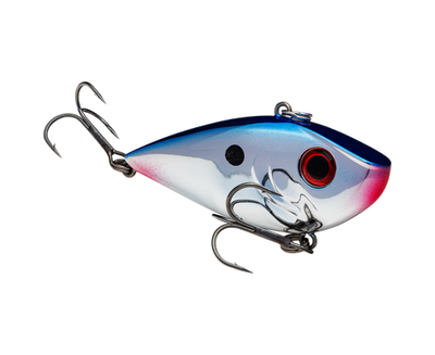 Buy chrome-blue-back STRIKE KING RED EYED SHAD LIPLESS CRANKBAIT
