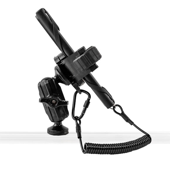 YAKATTACK ROTOGRIP PHONE HOLDER W/ 1" SCREWBALL TRACK MOUNT