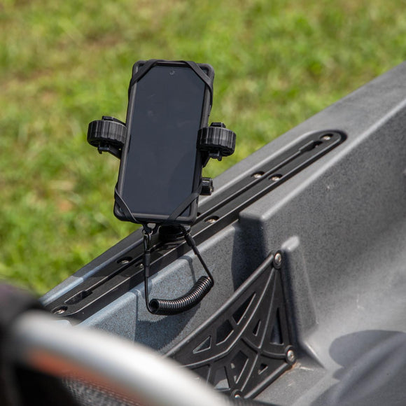 YAKATTACK ROTOGRIP PHONE HOLDER W/ 1" SCREWBALL TRACK MOUNT