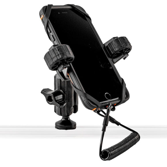 YAKATTACK ROTOGRIP PHONE HOLDER W/ 1" SCREWBALL TRACK MOUNT