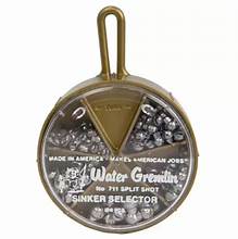 WATER GREMLIN REMOVABLE SPLIT SHOT SELECTOR 124pc