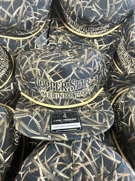 Buy full-grass-rope-snapback COPPERSTATE MARINE &amp; TACKLE SIDE PATCH HATS