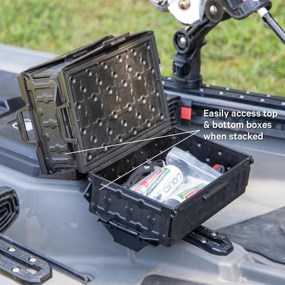 YAKATTACK TRACPAK COMBO KIT, TWO BOXES AND QUICK RELEASE BASE