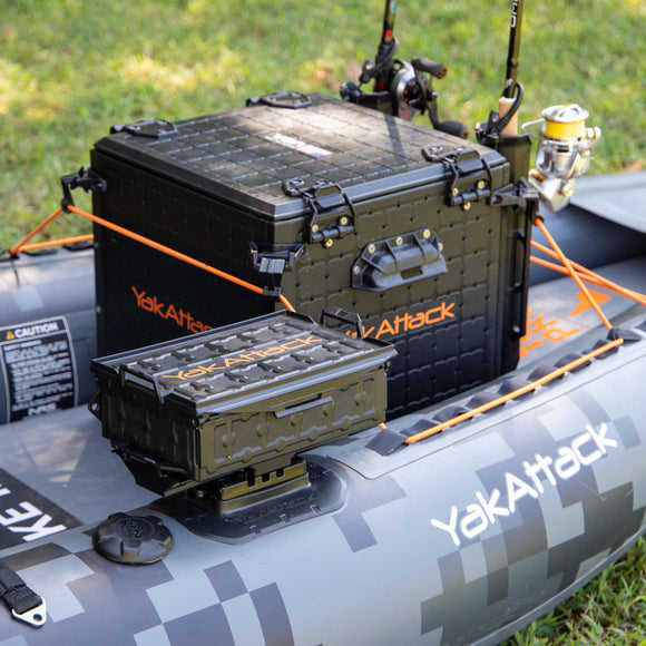 YAKATTACK TRACPAK COMBO KIT, TWO BOXES AND QUICK RELEASE BASE