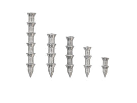 X ZONE TUNGSTEN PAGODA NAIL SINKER