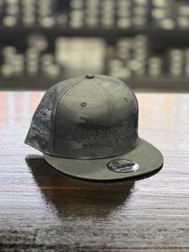 Buy black-camo-black-logo-new-era-9fifty-snapback COPPERSTATE MARINE &amp; TACKLE SIDE PATCH HATS