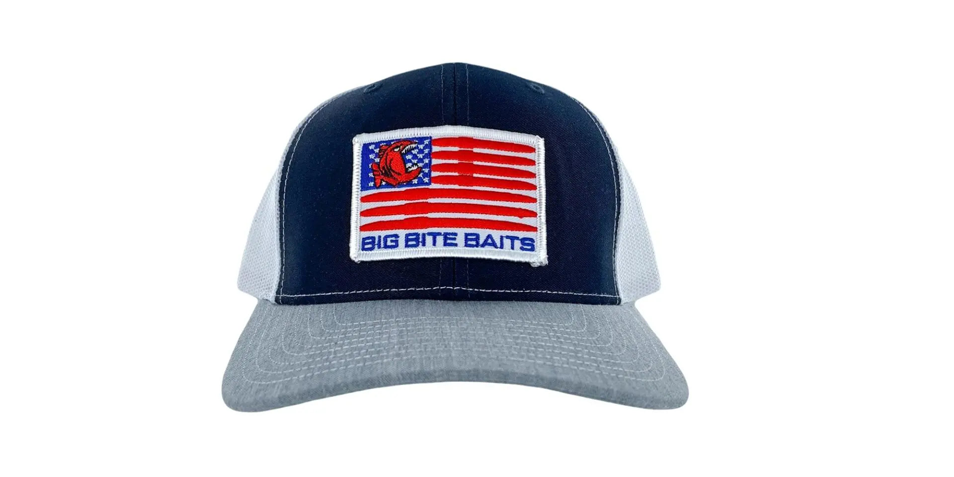 BIG BITE BAITS FLAG PATCH HAT