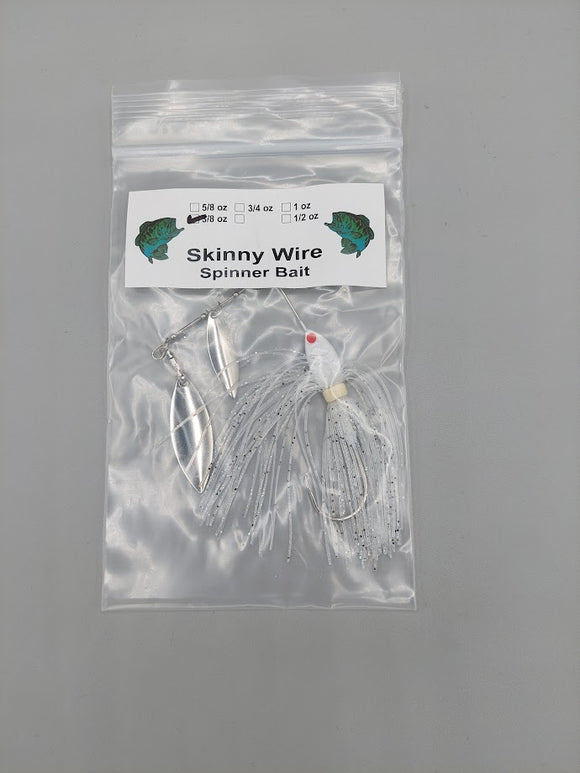 SKINNY WIRE SPINNER BAIT - 2 BLADE