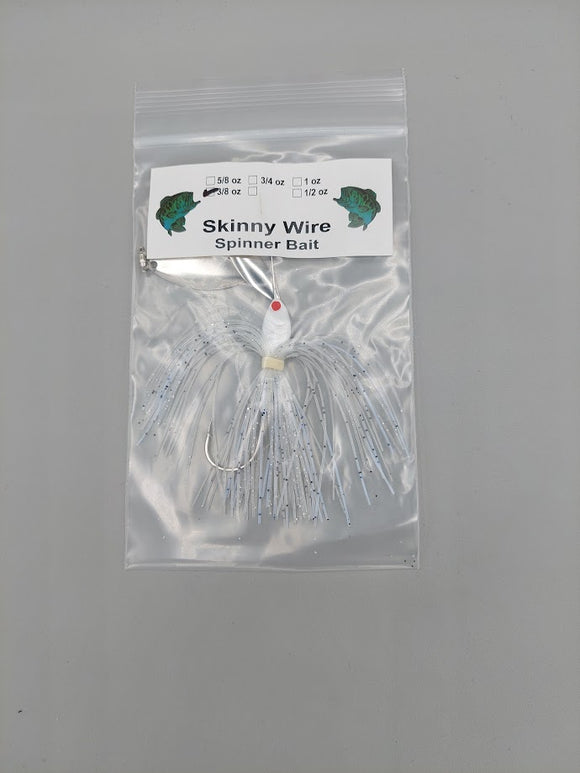 SKINNY WIRE SPINNER BAIT - 2 BLADE