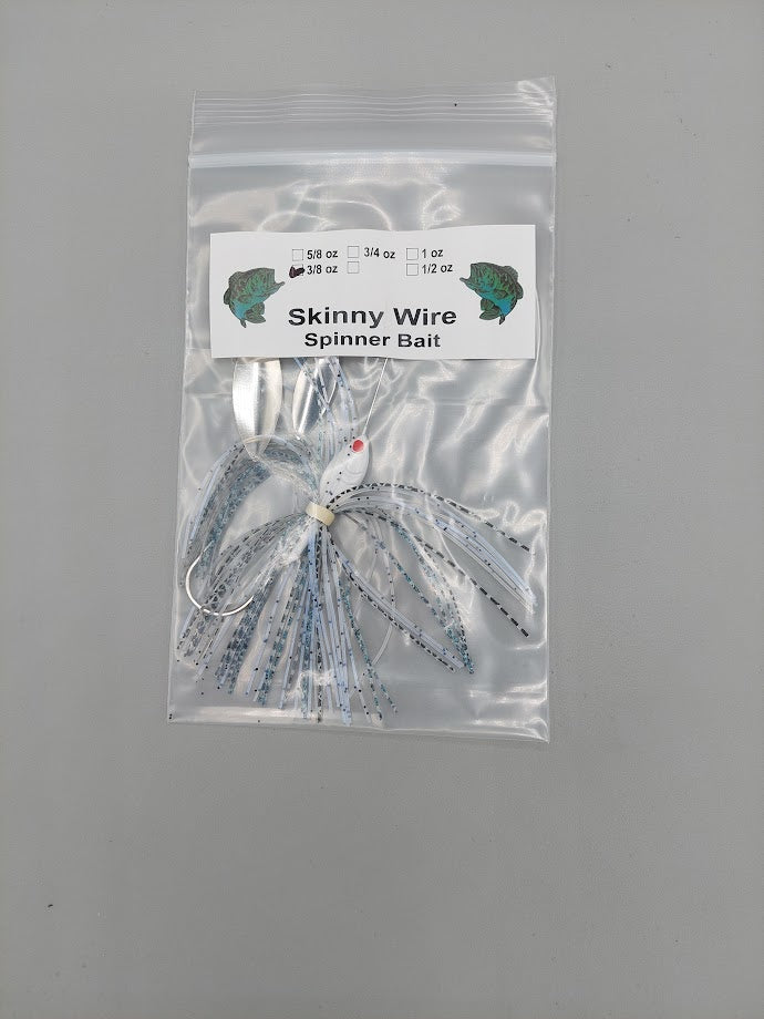 Buy electric-shad SKINNY WIRE SPINNER BAIT - 2 BLADE