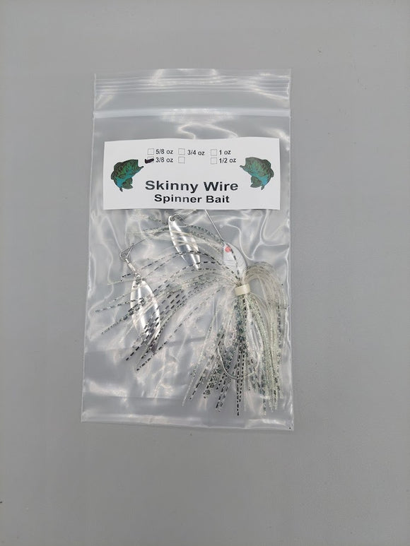 SKINNY WIRE SPINNER BAIT - 2 BLADE