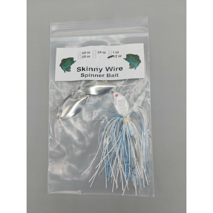 Buy blue-shad SKINNY WIRE SPINNER BAIT - 2 BLADE