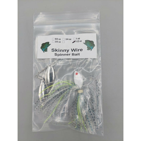 SKINNY WIRE SPINNER BAIT - 2 BLADE