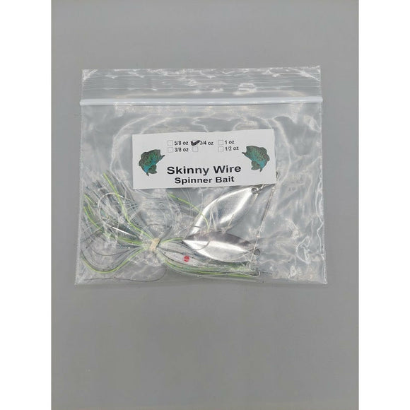 SKINNY WIRE SPINNER BAIT - 2 BLADE
