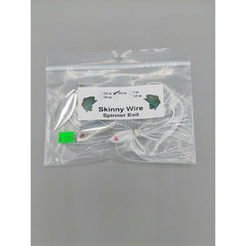 Buy white-crystal SKINNY WIRE SPINNER BAIT - 2 BLADE