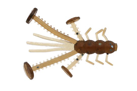 Buy brown EUROTACKLE MICRO FINESSE CRAZY CRITTER 1.1&quot;