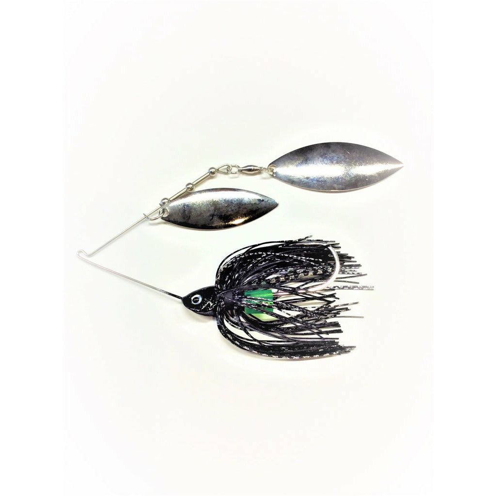 Buy black-e-chip-w-silver-willow-willow PERSUADER E-CHIP SPINNER BAIT