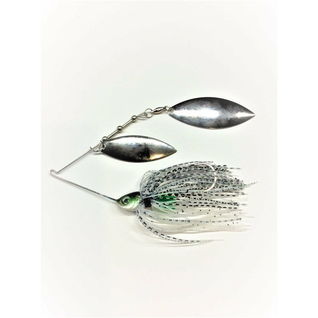 Buy green-shad-e-chip-w-silver-willow-willow PERSUADER E-CHIP SPINNER BAIT
