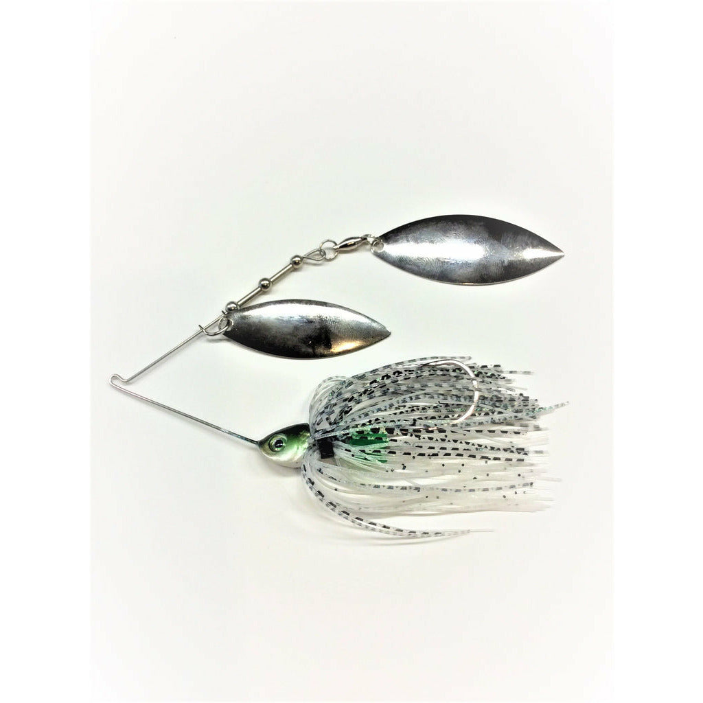 PERSUADER E-Chip SPINNER BAIT Green Shad E-Chip W/ Silver Willow/Willow / 1/2oz