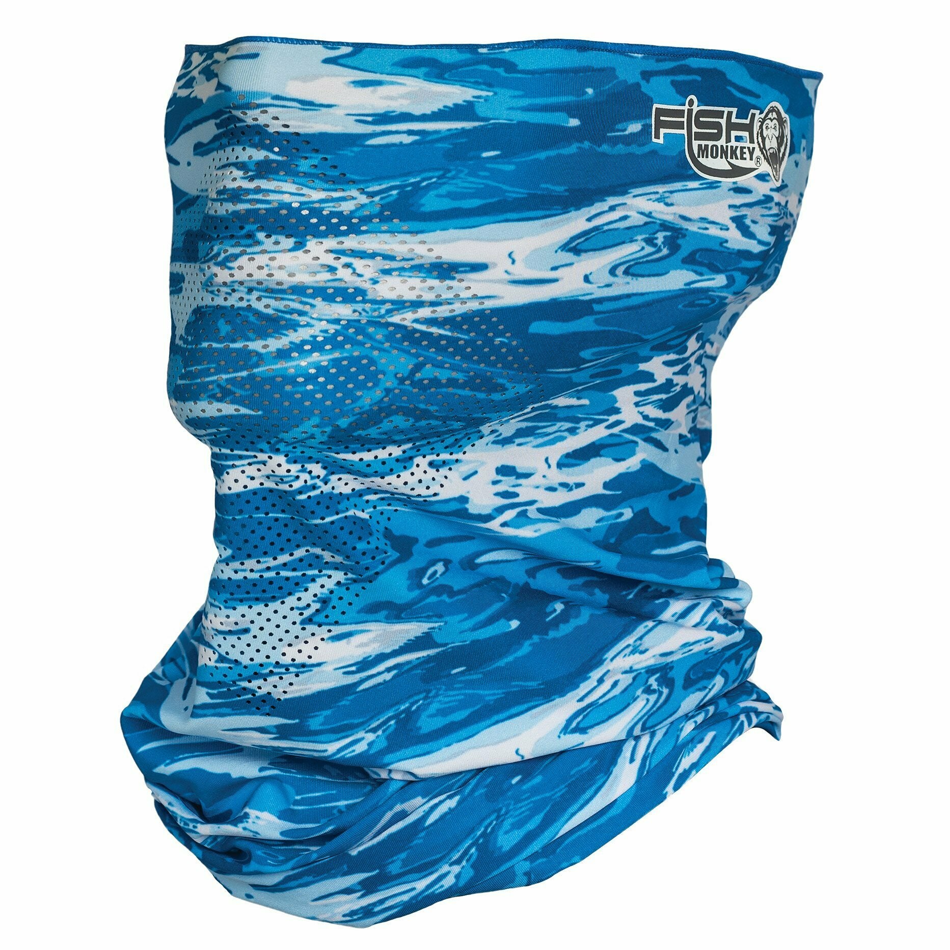 Buy blue-water-camo FISH MONKEY SUN PROTECTION FACE GUARDS