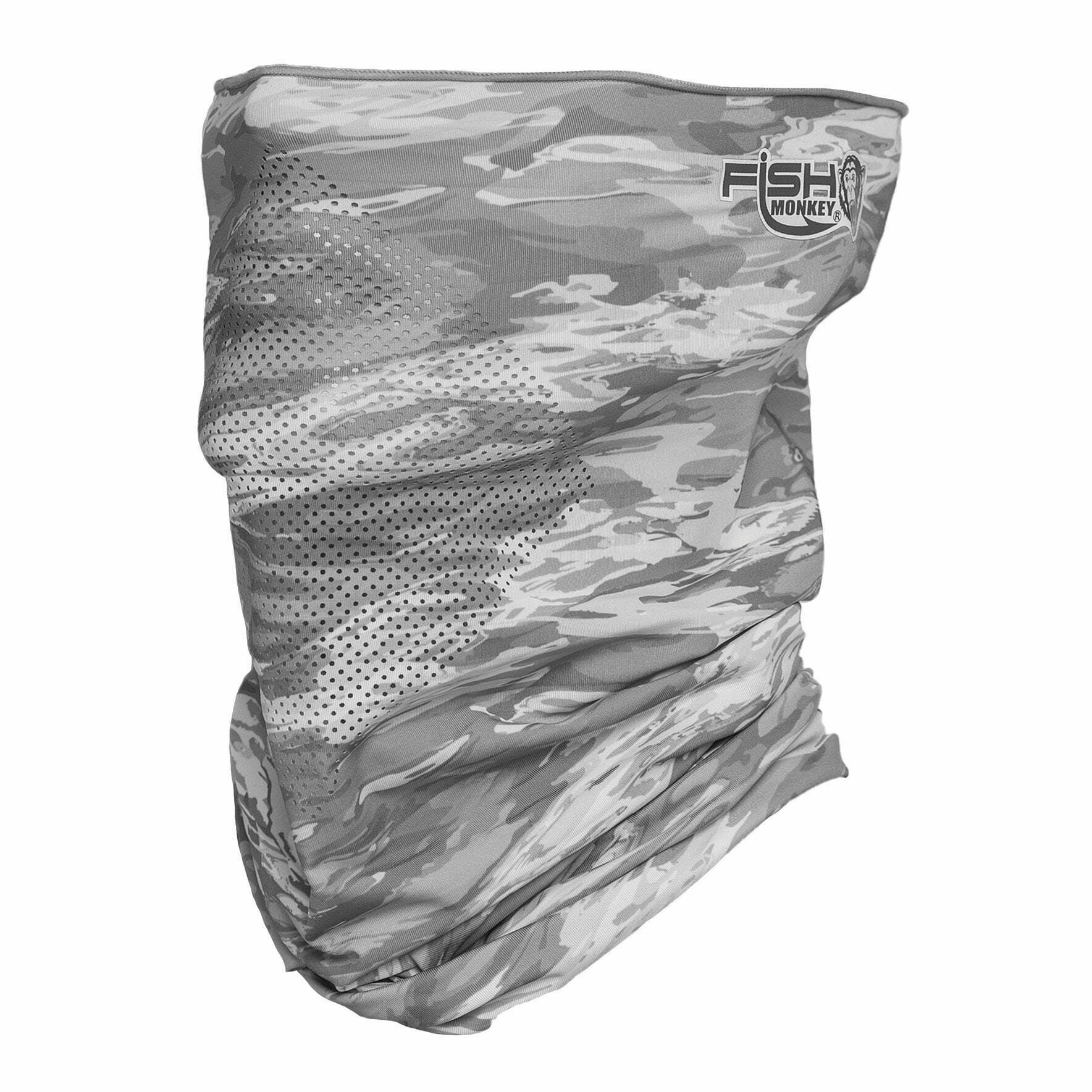Buy grey-water-camo FISH MONKEY SUN PROTECTION FACE GUARDS