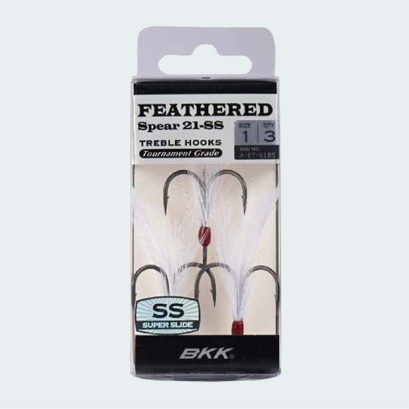 BKK FEATHERED SPEAR 21-SS TREBLE HOOK