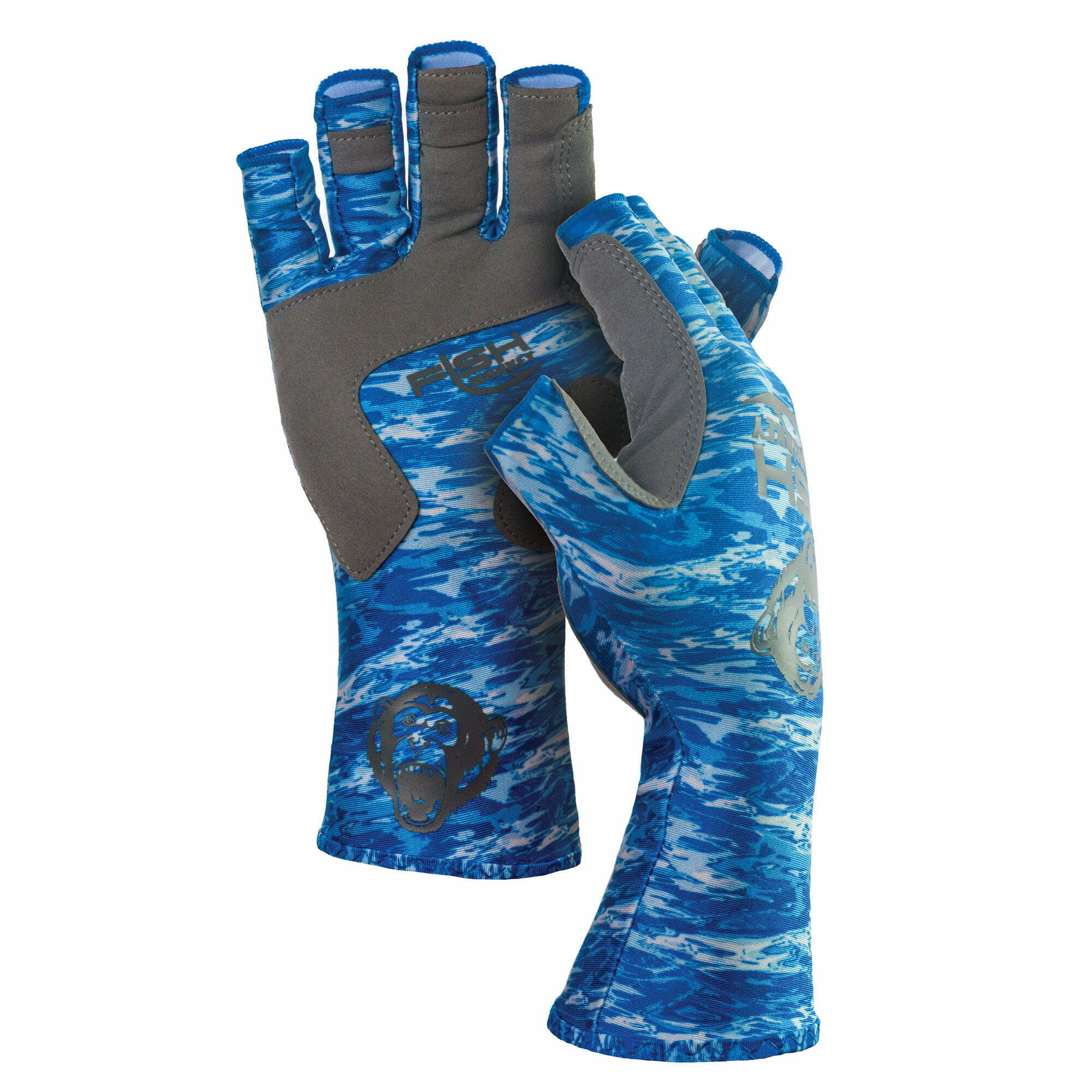 Fishing Gloves,Breathable Non-Slip Half-Finger/2 Finger Cut Sun