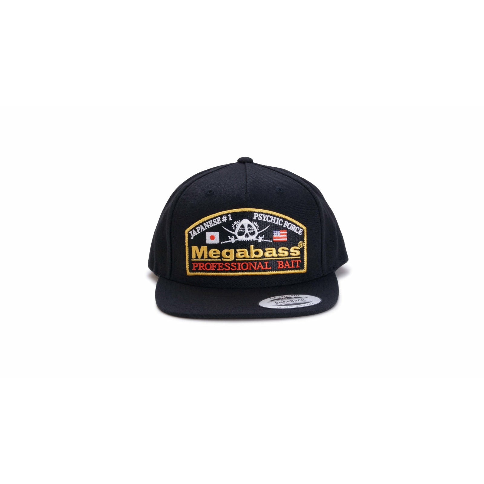 megabass color psychic snapback black black Copperstate Tackle