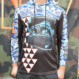 COPPERSTATE TACKLE BLUE WAVE SUN SHIRT - 0