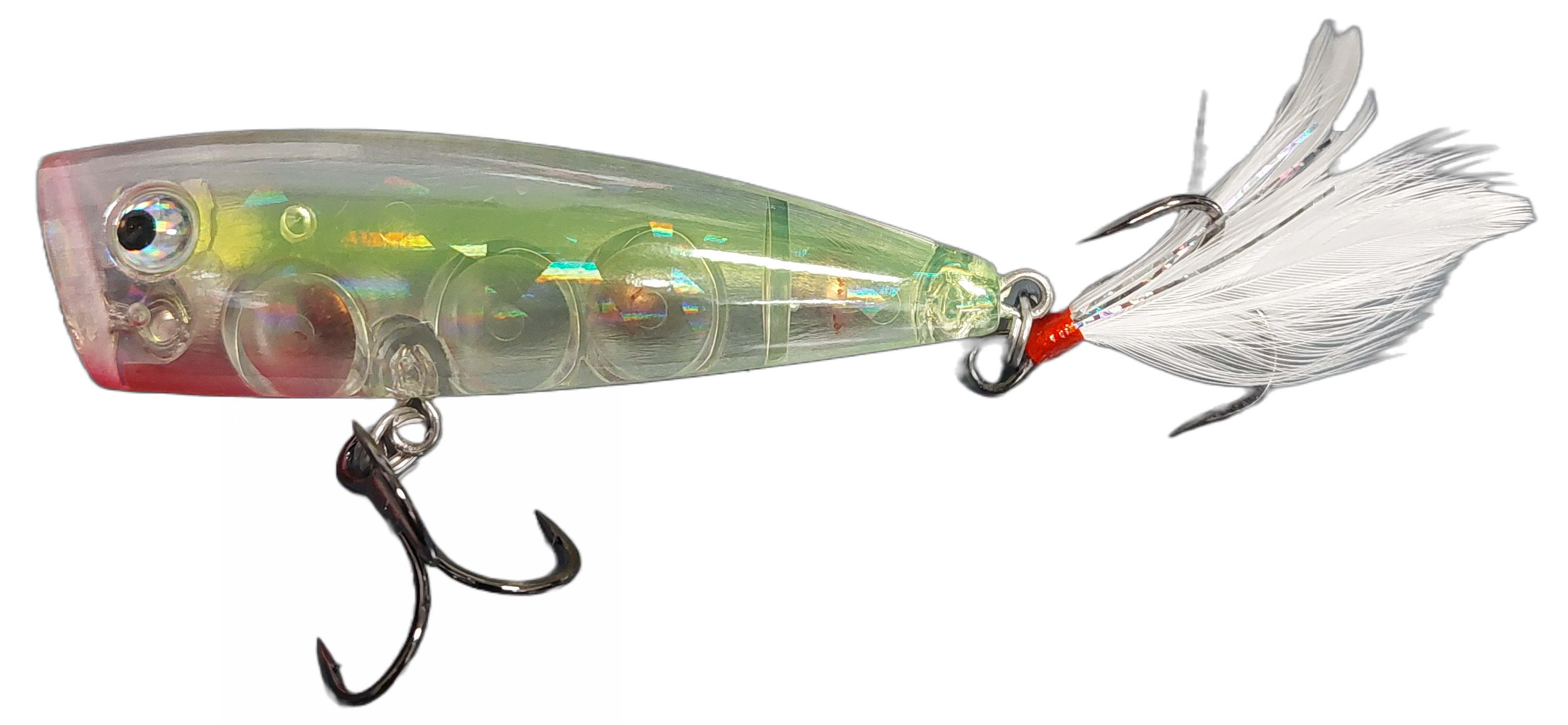 Topwater Popper Bass Fishing Lure 60mm -- 3/16 oz. Five Colors to Choose