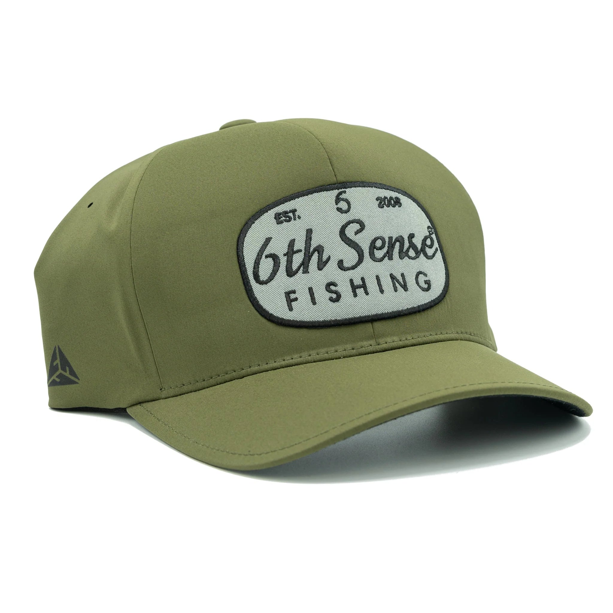 6th Sense Fishing - Fitted Hats - The Stamp - Loden/Black S/M