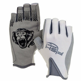 Buy lite-grey FISH MONKEY PRO 365 GUIDE GLOVES