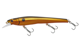 Buy gold-black-back NOMAD DESIGN SHIKARI 115 SUSPENDING JERKBAIT