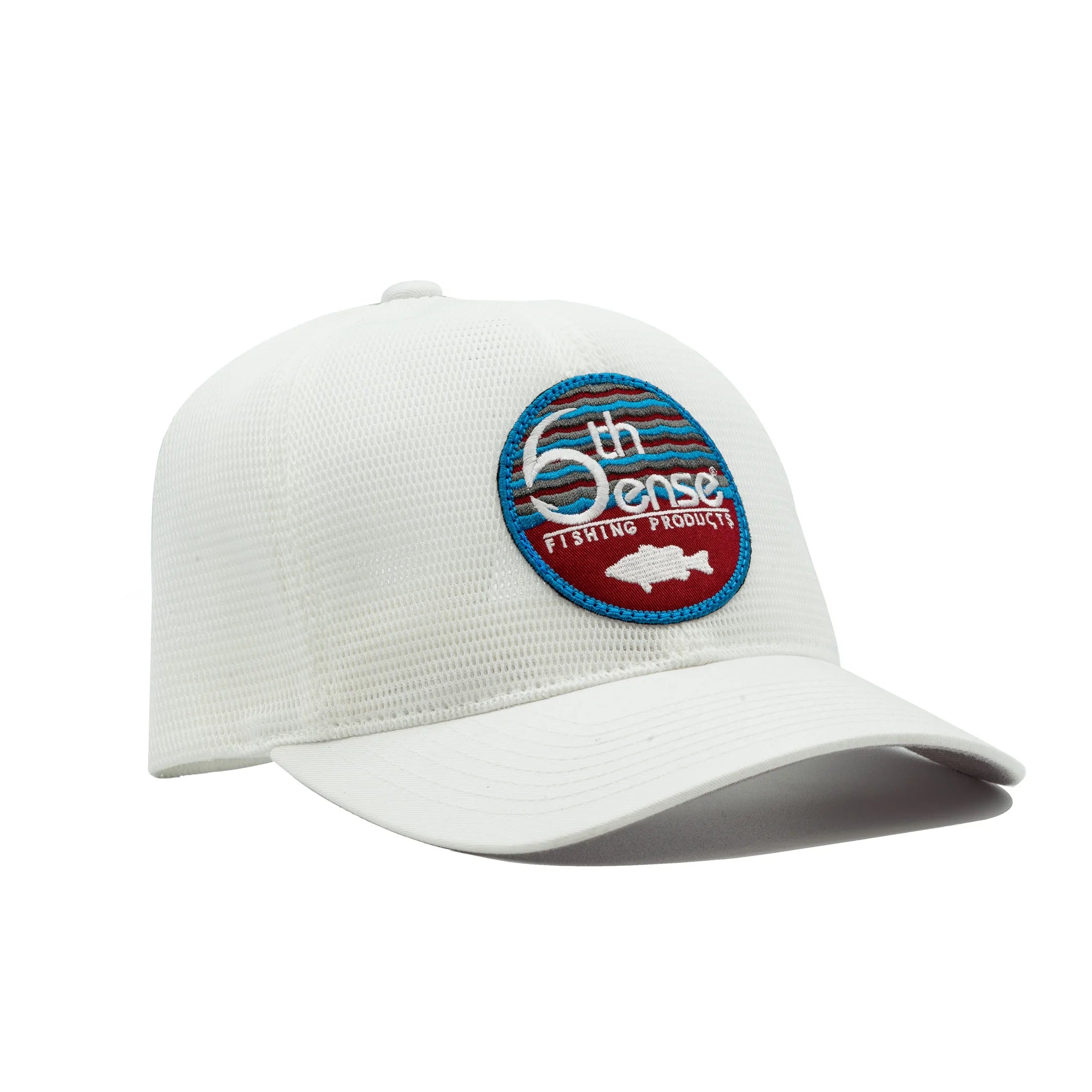 6th Sense Fishing - Premium Hats - Captain Angler - FishLite - White