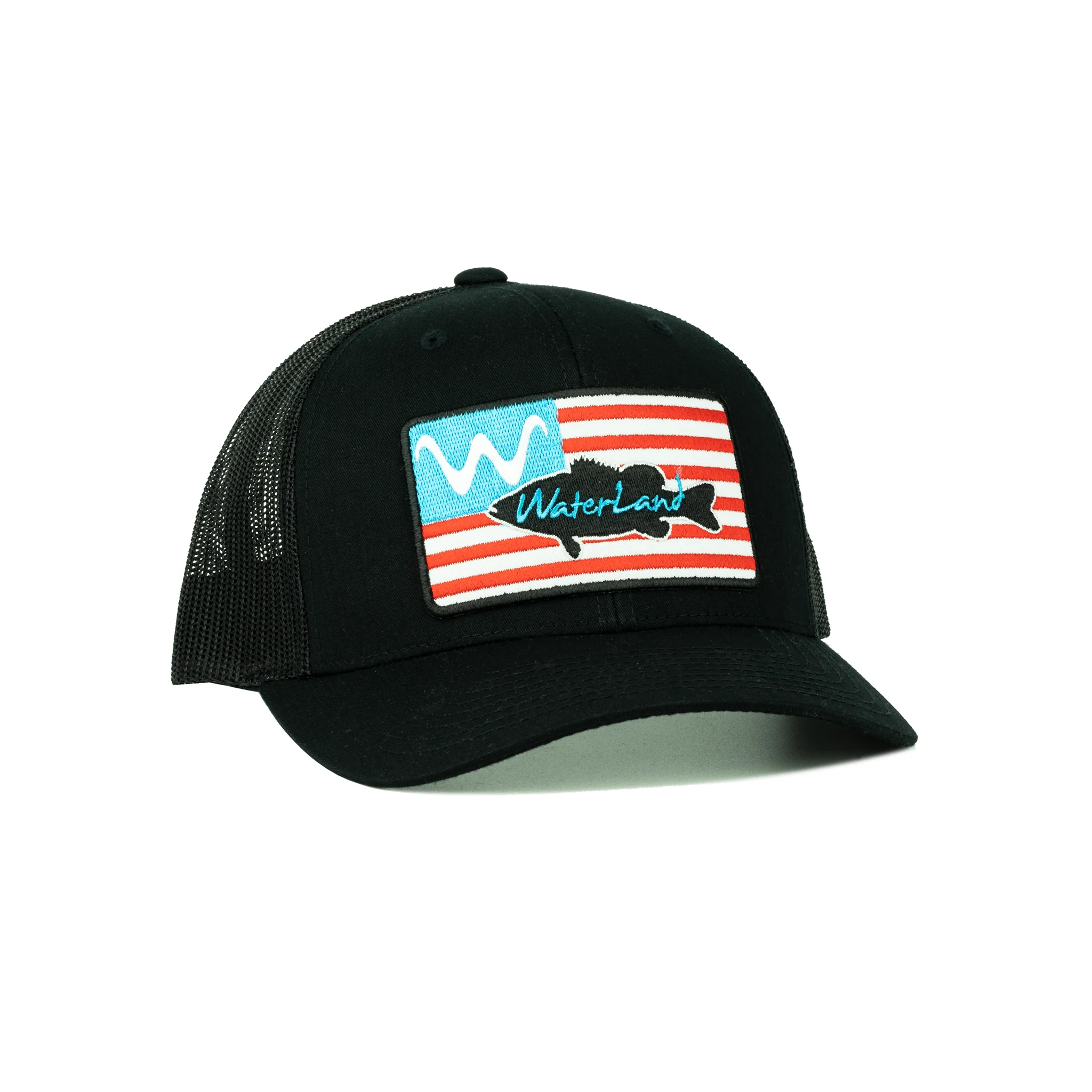 Buy flag-snapback-black WATERLAND HATS