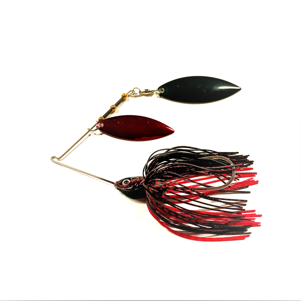 Buy black-red-w-powder-paint-willow-willow PERSUADER PREMIUM SPINNER BAIT