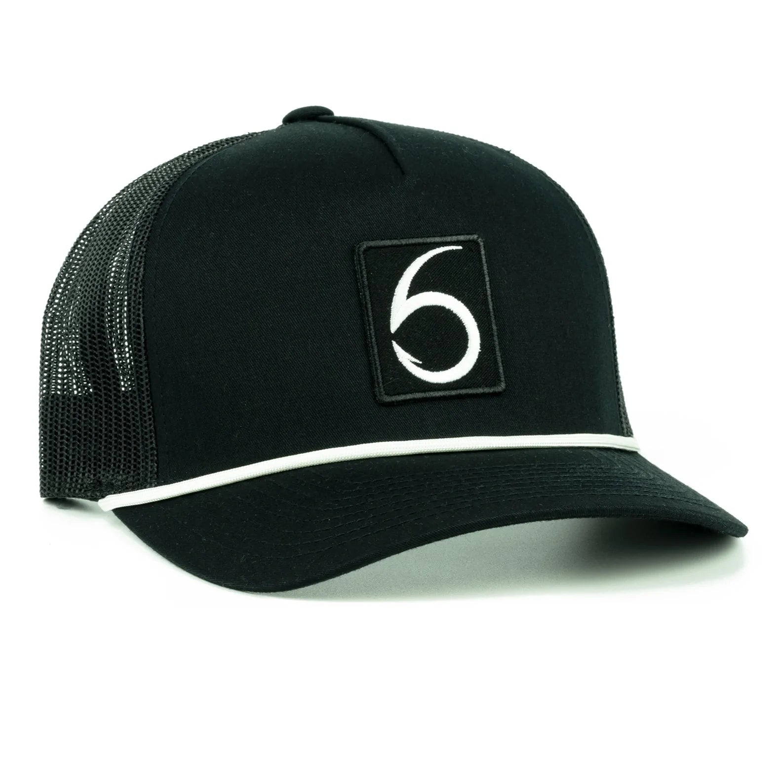 Buy captain-6-white-rope-black 6TH SENSE HATS