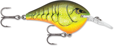 Buy chartreuse-rootbeer-craw RAPALA DT SERIES CRANKBAITS DT4-12