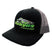 Black/Grey Mesh/Green Logo