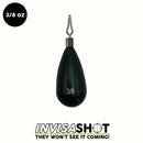 WOO TUNGSTEN GREEN PUMPKIN INVISASHOT DROP SHOT WEIGHT - TEAR DROP - Copperstate Tackle