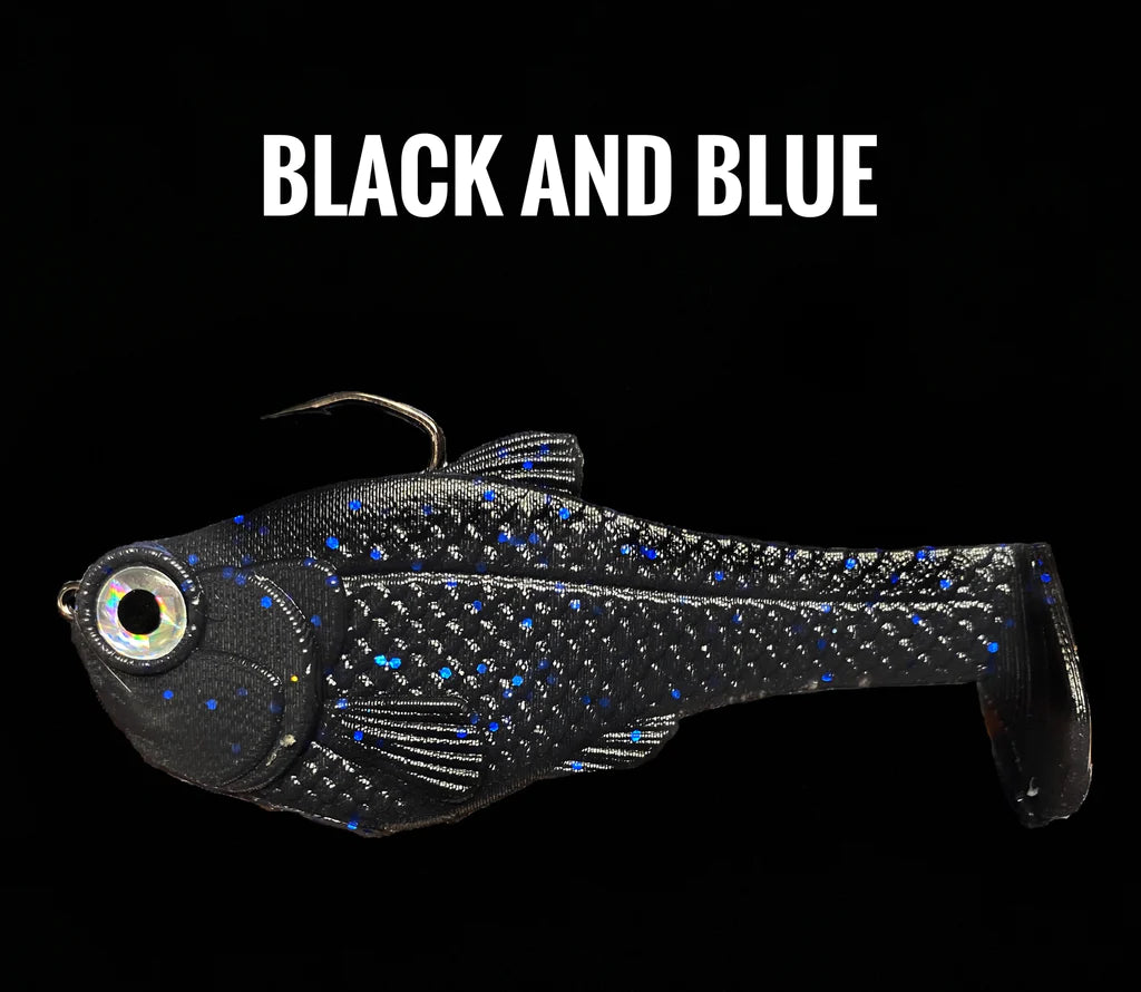 Buy black-blue BUCCA NACHO SWIMBAIT