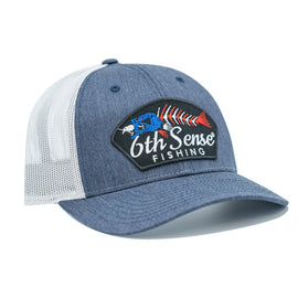 Buy freedom-fish-bones-heather-navy-silver 6TH SENSE HATS