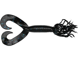 Buy black-w-large-blue-flake-021 YAMAMOTO HULA GRUB 4&quot;/5&quot;