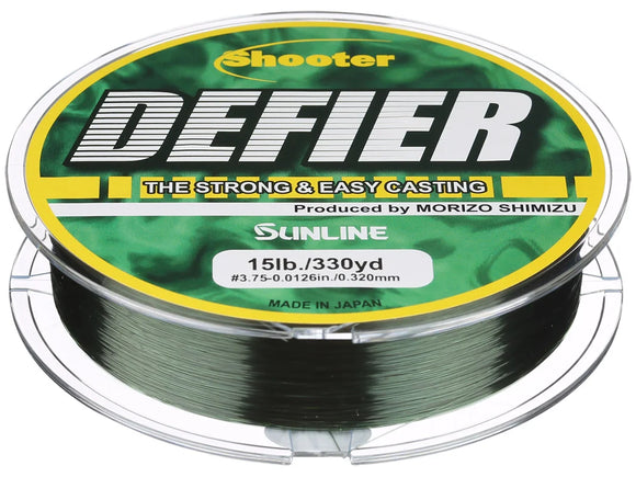 SUNLINE SHOOTER DEFIER NYLON MONOFILAMENT - 330 yd