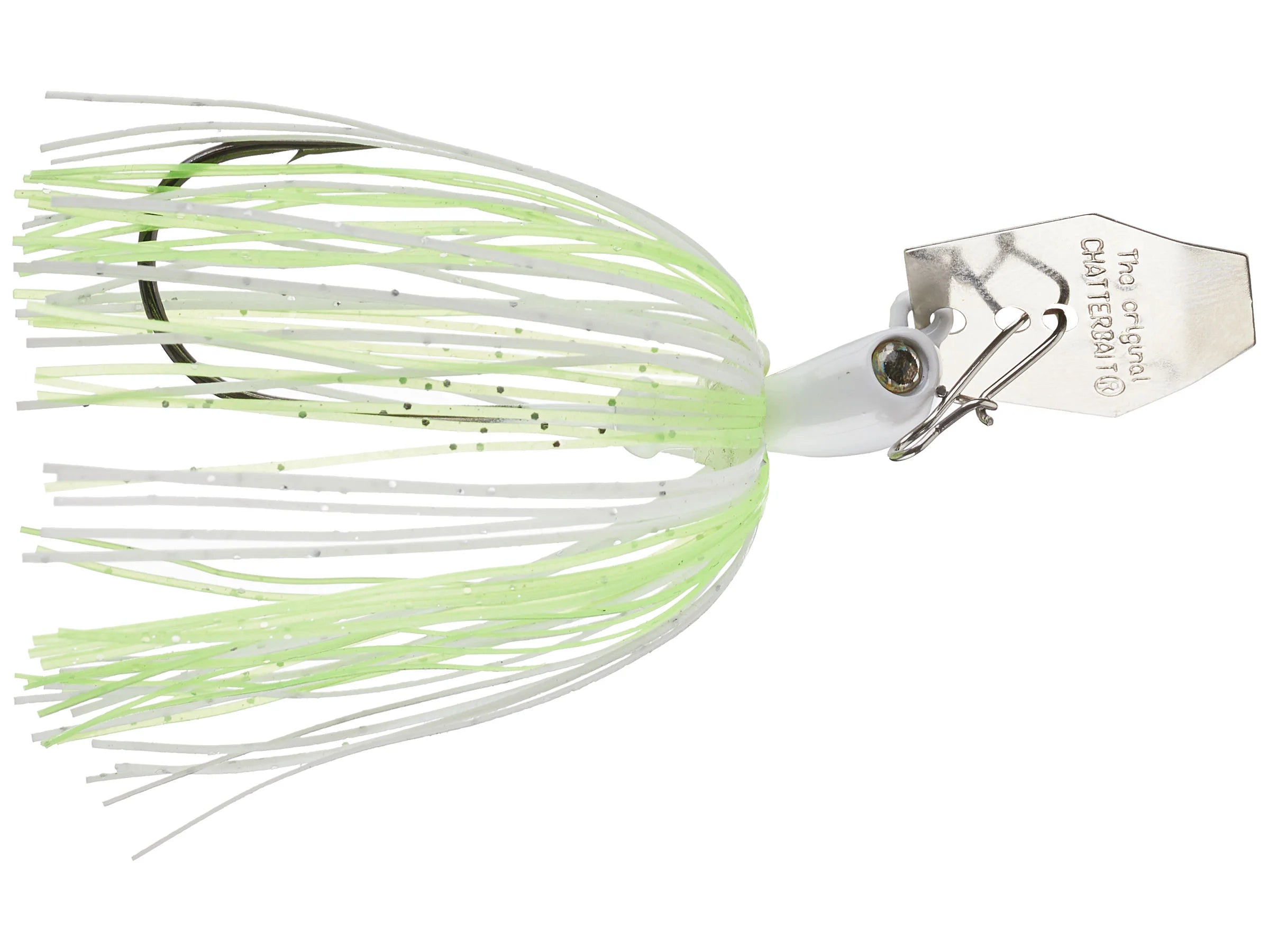 Z-Man Micro Chatterbait, Chartreuse White, 1/8-Ounce