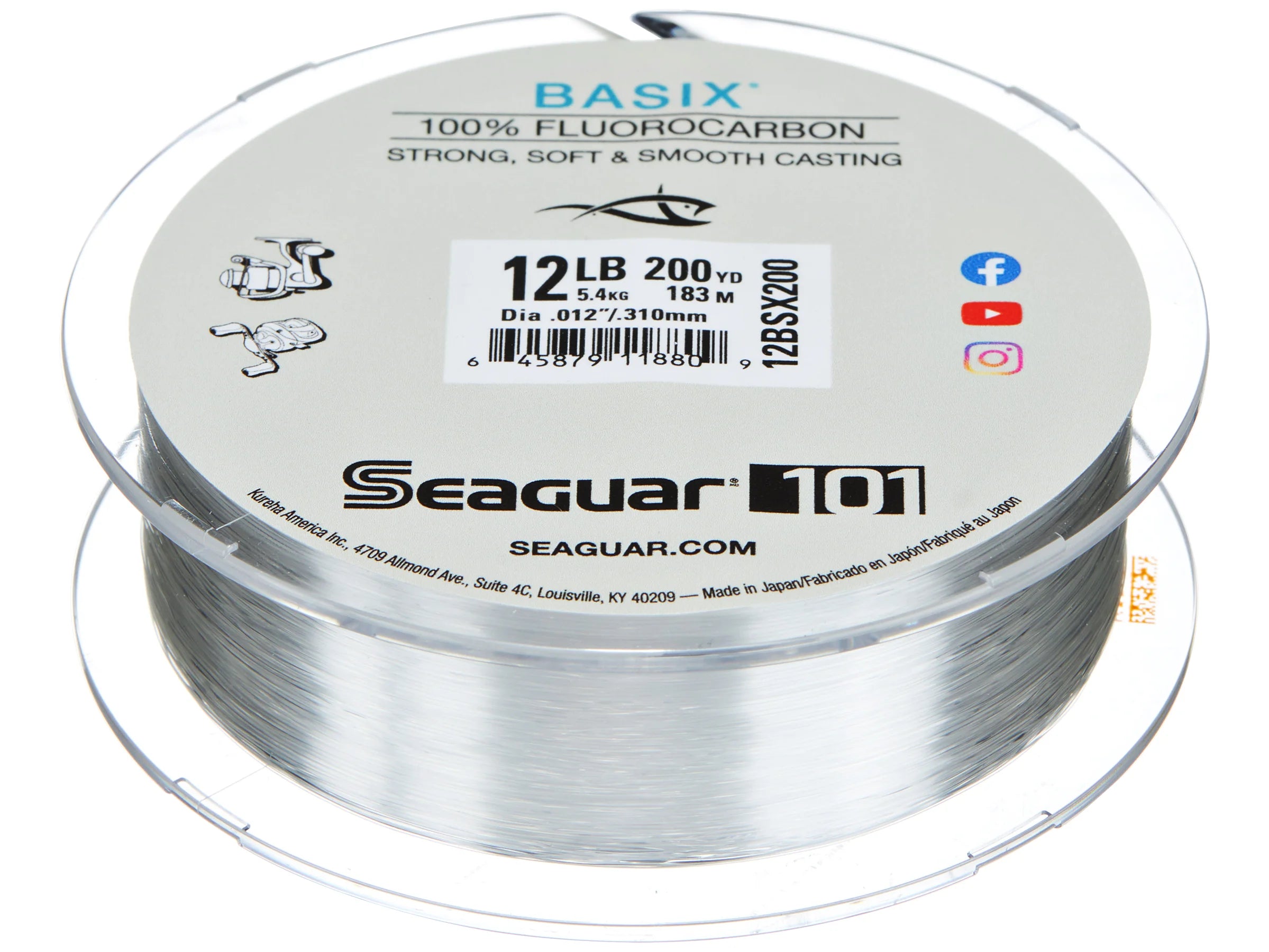 SEAGUAR FISHING LINE FLUOROCARBON 25 YD – Grimsby Tackle