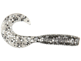 Buy smoke-w-blk-silvr-flk-177 YAMAMOTO SINGLE TAIL GRUBS